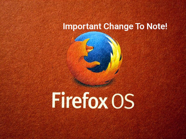 Important Firefox change businesses should note?