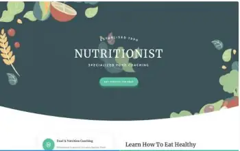 divi theme and builder -nutritionist