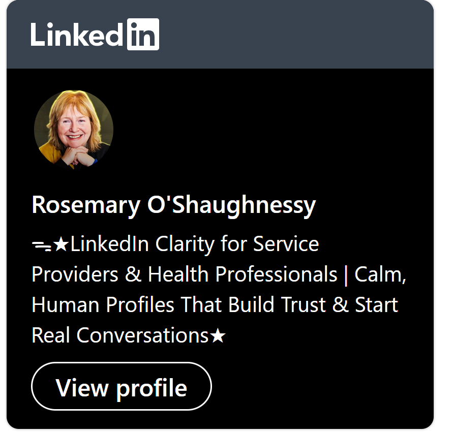 Connect with Rosemary O'Shaughnessy on LinkedIn